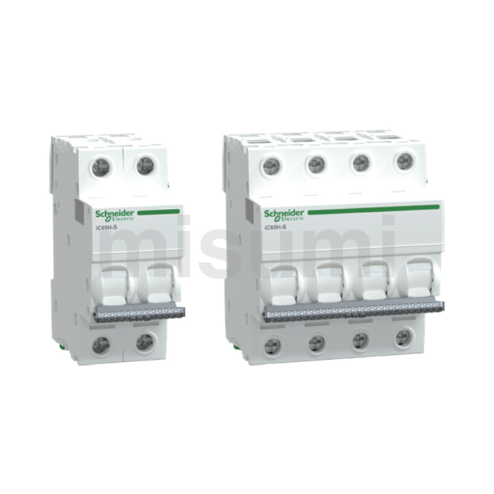 iC65H-S 斷路器 (B, C, D 曲線 )