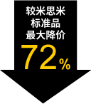 較米思米標(biāo)準(zhǔn)品最大降價(jià)72%
