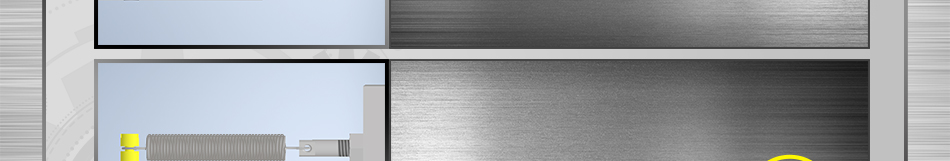 槽型優(yōu)點：槽部懸掛防止彈簧偏移