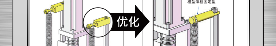 槽型螺栓固定型優(yōu)點：米思米專屬設(shè)計，安裝便捷