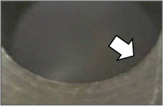 螺紋孔口部無(wú)倒角