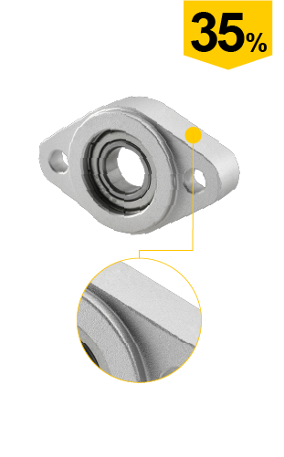 菱型軸承座組件
