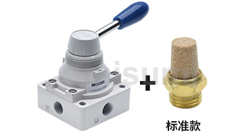 手轉(zhuǎn)閥/消音器組合