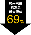 較米思米標(biāo)準(zhǔn)品最大降價69%