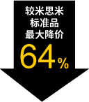 較米思米標(biāo)準(zhǔn)品最大降價64%