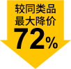 較同類品最大降價72%
