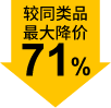 較同類品最大降價71%