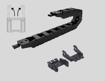 經濟型拖鏈內外開閉型