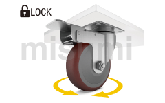 腳輪 萬向帶剎型