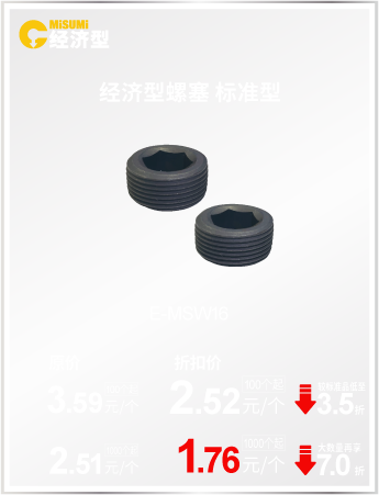 經(jīng)濟(jì)型螺塞 標(biāo)準(zhǔn)型