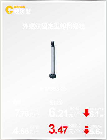外螺紋固定型卸料螺栓