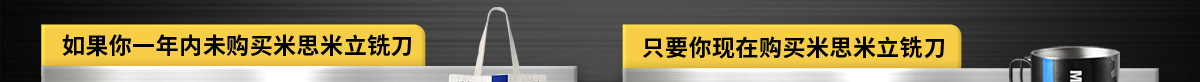 如果你一年內(nèi)未購買米思米立銑刀/只要你現(xiàn)在購買米思米立銑刀