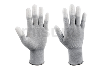 碳纖維PU涂指手套 加厚款