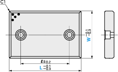 自潤滑滑板 SDW48-100