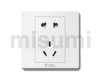 公牛BULL 正五孔開關面板GN-G07Z223