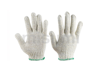 再生棉7針500g紗線手套