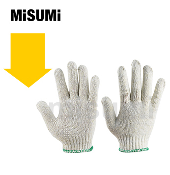 再生棉7針500g紗線手套