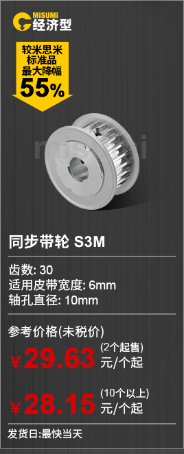 同步帶輪 S3M