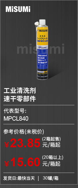 工業(yè)清洗劑
									速干零部件