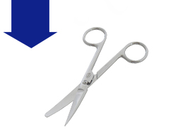 可拆卸式單刃彎剪刀(不銹鋼制)