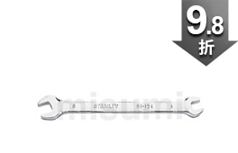 公制精拋光雙開口扳手