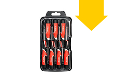 7件套三色柄鐘表螺絲 批組套