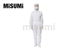 白色網(wǎng)格 防靜電連帽連體服