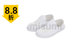 PVC防靜電白色帆布單孔網(wǎng)面鞋