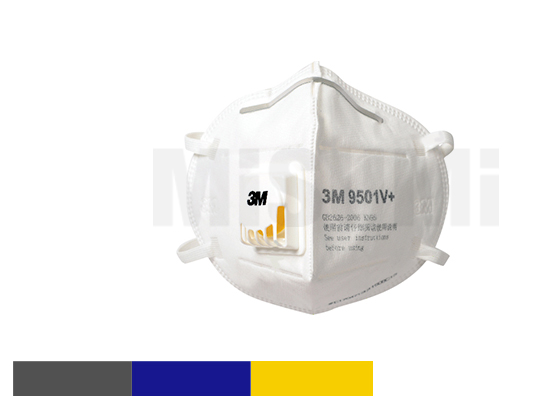 KN95 9501V+折疊耳掛式 防顆粒物口罩