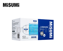 一次性
													藍(lán)色平面口罩