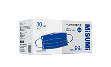 便攜款藍(lán)色平面口罩
														（單片獨(dú)立包裝）