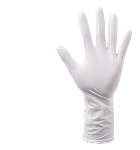 環(huán)境友好型無硅油 
														一次性丁腈手套百級12寸