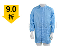 藍(lán)色條紋防靜電立領(lǐng)拉鏈大褂
