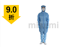 藍(lán)色條紋袖口5道松緊款連帽連體服