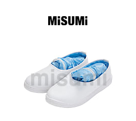 PVC藍色條紋長筒靴