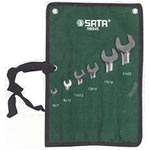 6件全拋光雙開口扳手組套