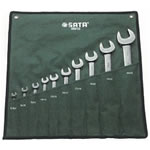 10件全拋光雙開口扳手組套