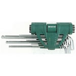 9件增力型加長球頭內(nèi)六角扳手組套