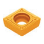 80°菱形有孔正前角7°精-半精加工車削刀片