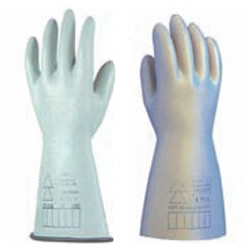 天然乳膠切邊絕緣手套