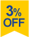 3% OFF
