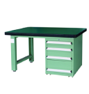 重型標(biāo)準(zhǔn)工作臺(帶4抽屜)
