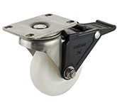 不銹鋼平底型活動腳輪2系列帶剎車