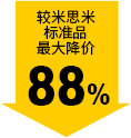 較米思米標準品最大降價88%