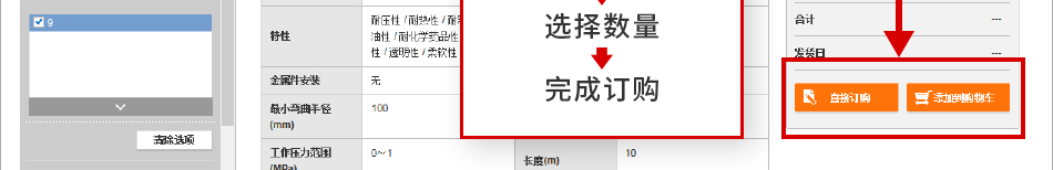 選擇數(shù)量完成訂購