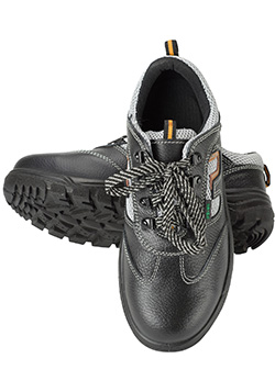 8111黑牛皮透氣網(wǎng)布安全鞋