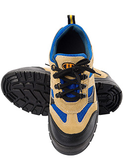 棕色+黑色運(yùn)動(dòng)款低幫安全鞋