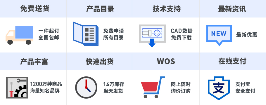 米思米會員專享8大特權
