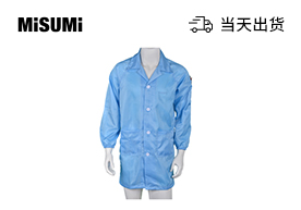 藍色條紋防靜電紐扣大褂