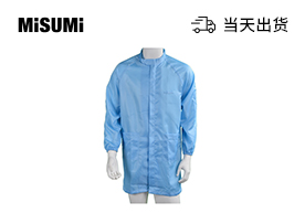 藍色條紋防靜電立領(lǐng)拉鏈大褂